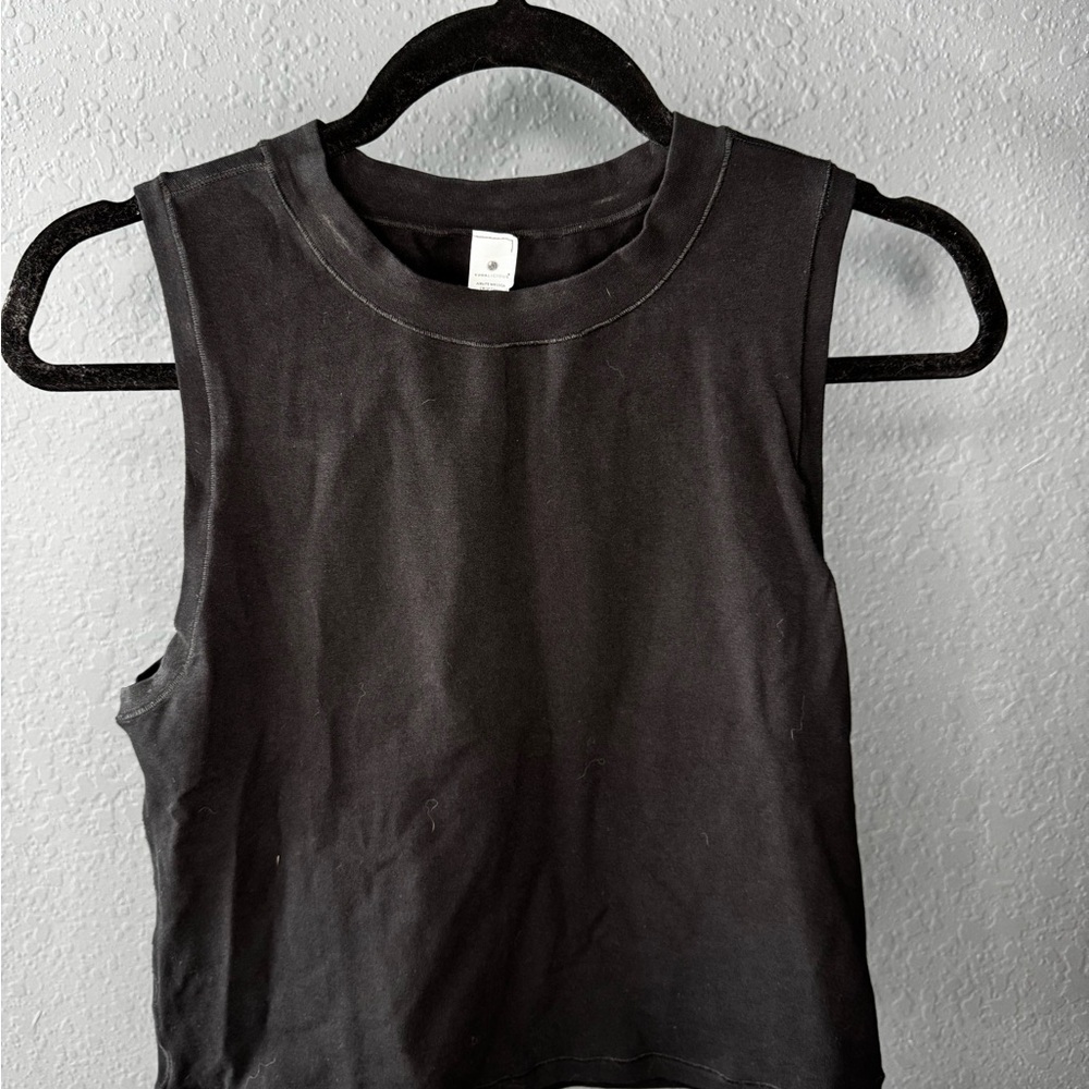 Yogalicious Airlite Melissa Black Crop Tank